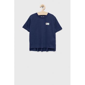 Fila tricou copii culoarea albastru marin