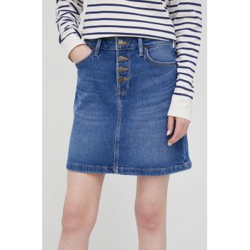 Lee fusta jeans mini, drept ieftina