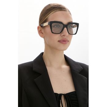 Versace ochelari de soare femei, culoarea negru