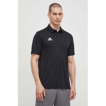 adidas Performance polo de antrenament Entrada 22 culoarea negru, uni HB5328