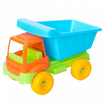 Basculanta cu jucarii de nisip Small Truck Beach Set