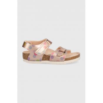 Birkenstock sandale copii culoarea bej ieftine