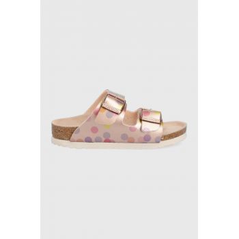 Birkenstock slapi copii culoarea bej