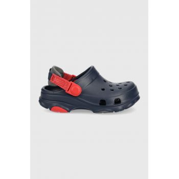 Crocs slapi copii culoarea albastru marin