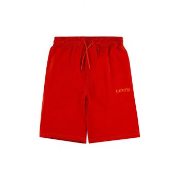 Levi's pantaloni scurti copii culoarea rosu, de firma originali