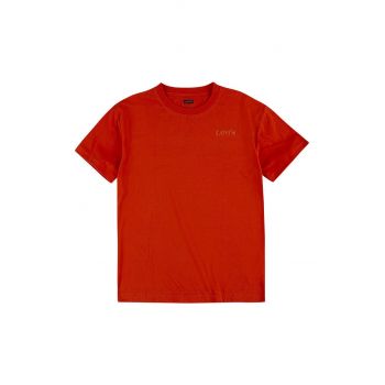 Levi's tricou de bumbac pentru copii culoarea rosu, neted ieftin