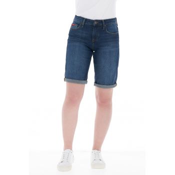 Bermude de denim cu 5 buzunare