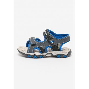 Sandale de piele ecologica si material textil cu benzi velcro Levi Sandale de piele ecologica si material textil cu benzi velcro Levi