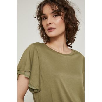 Medicine tricou femei, culoarea verde