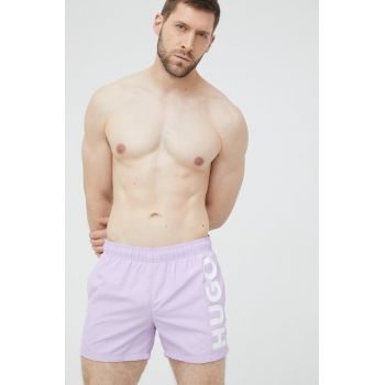 HUGO pantaloni scurți de baie culoarea violet 50469311 ieftin