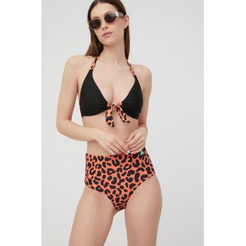 adidas Originals costum de baie X Rich Mnisi HD4763 culoarea portocaliu, cupa moale ieftin