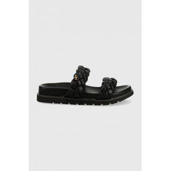 Mexx papuci Sandal Jaeley femei, culoarea negru