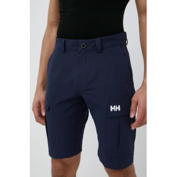 Helly Hansen pantaloni scurți outdoor barbati, culoarea albastru marin