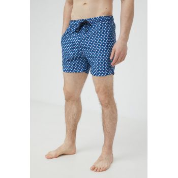 Superdry pantaloni scurti de baie culoarea albastru marin de firma original
