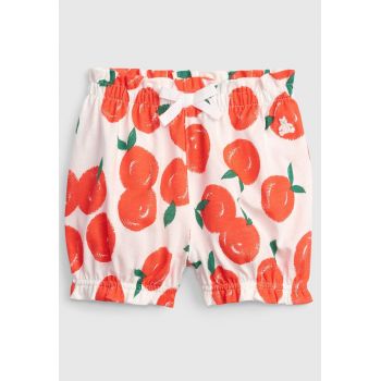 Pantaloni scurti din bumbac organic cu imprimeu