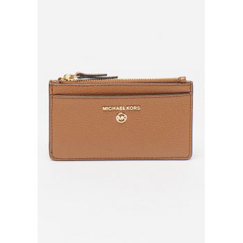 Portcart uni de piele cu talisman Jet Set