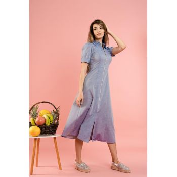 Rochie midi cu fermoar Fantasia