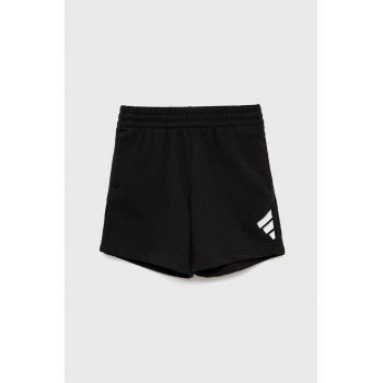 adidas Performance pantaloni scurti copii HE1934 culoarea negru, talie reglabila