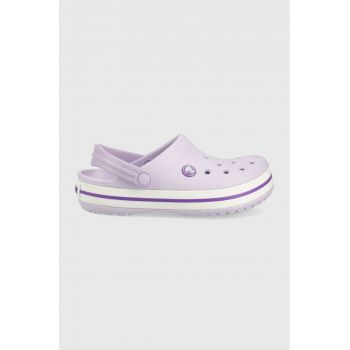 Crocs slapi copii culoarea violet de firma originali