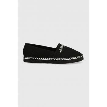 Emporio Armani Underwear espadrile culoarea negru