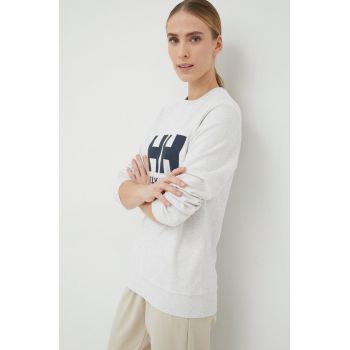 Helly Hansen bluză femei, culoarea alb, cu imprimeu 34003-071 ieftin