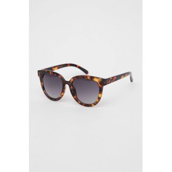 Pieces ochelari de soare femei, culoarea maro Pieces ochelari de soare femei, culoarea maro