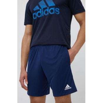 adidas Performance pantaloni scurți de antrenament Entrada 22 bărbați, culoarea bleumarin H57488