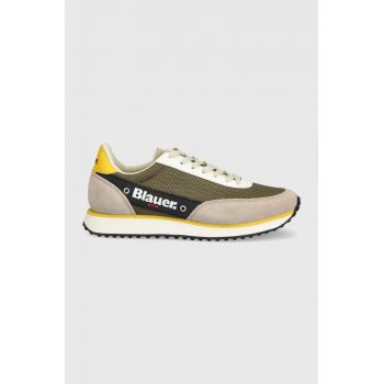 Blauer sneakers culoarea verde