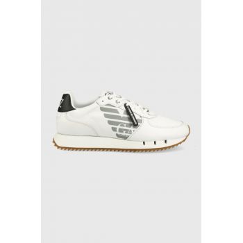 EA7 Emporio Armani sneakers culoarea alb