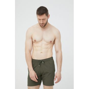 John Frank pantaloni scurti de baie culoarea verde