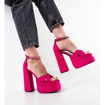 Sandale dama Aky Fuchsia ieftine