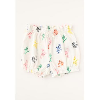 Pantaloni scurti de bumbac organic cu imprimeu Minnie Mouse