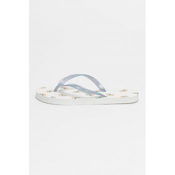 Papuci flip-flop cu aspect stralucitor la reducere