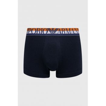 Emporio Armani Underwear boxeri barbati, culoarea albastru marin