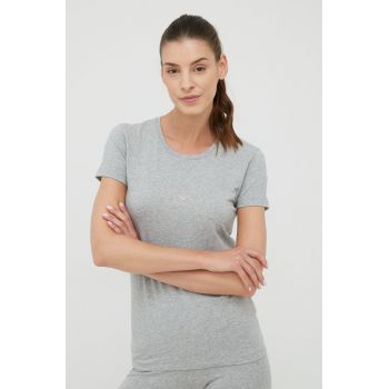 Emporio Armani Underwear tricou femei, culoarea gri