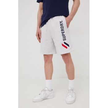 Superdry pantaloni scurti barbati, culoarea gri