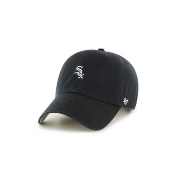 47brand șapcă Chicago White Sox culoarea negru, cu imprimeu
