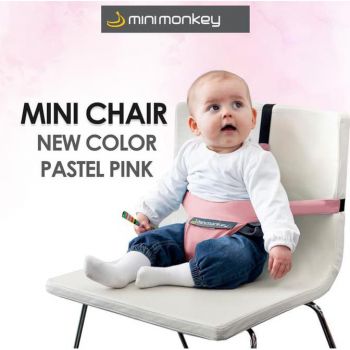 Mini Chair suport compact pentru scaun Minimonkey pastel pink