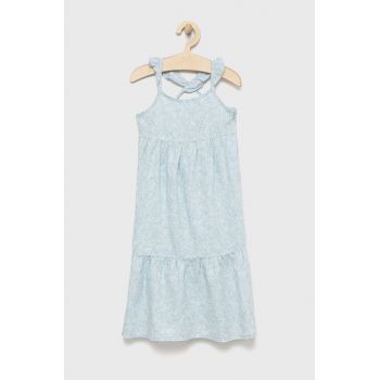 United Colors of Benetton rochie din in pentru copii midi, evazati