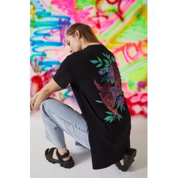 Medicine tricou din bumbac culoarea negru