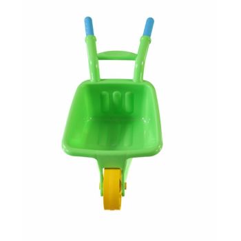 Roaba din plastic pentru copii,pentru nisip sau gradina Wheelbarrow Verde