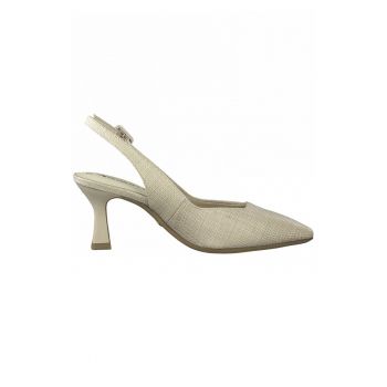 Pantofi slingback de piele intoarsa cu varf ascutit Pantofi slingback de piele intoarsa cu varf ascutit