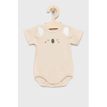 United Colors of Benetton body bebe culoarea bej