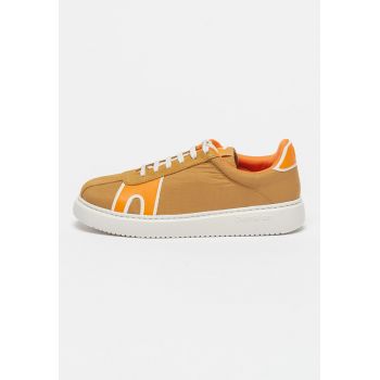 Pantofi sport de piele si material textil Runner K21 8651