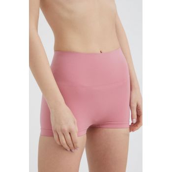Spanx pantaloni scurti modelatori culoarea roz