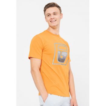 Tricou cu logo reflectorizant pentru fitness