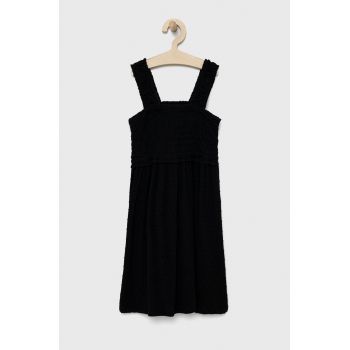 GAP rochie fete culoarea negru, mini, evazati ieftina
