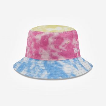 New Era Tie Dye Womens Bucket Hat Multicolor
