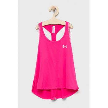 Under Armour top copii 1363374 culoarea roz