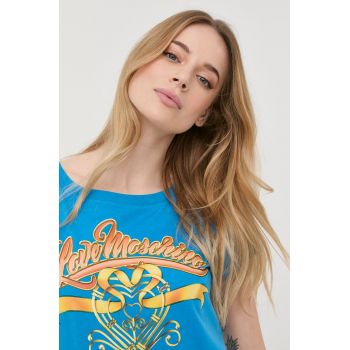 Love Moschino tricou din bumbac